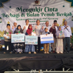 Berkah Ramadhan PWI Karawang Bersama Mitra Strategis Santuni 100 Anak Yatim