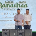 Bupati Karawang Aep Syaepuloh  Perkuat Ekonomi Masyarakat Melalu Bazar Ramadhan  UMKM