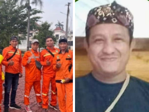 Jelang Kirab Mahkota Binokasih, DLH Karawang  Bersihkan Jalan Pusat Kota Karawang