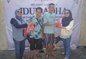 Momen IdulAdha 1447 H ,PWI Karawang Sembelih Satu Ekor Sapi dan 9 Domba