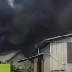 Gudang Pempres di Kalangsari Rengasdengklok Karawang Hangus Terbakar
